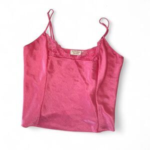 true y2k Pink Victoria's Secret silky cami top